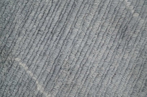 Hand Woven Blue and White 2x3 Trellis Moroccan Rug Made with Fine Wool | TRDCP79523