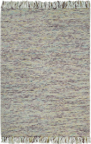 Hand Woven Multi Color Woolen Chunky and Soft Area Rug