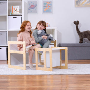 Hanover Weaning Table & Chair Set for Toddlers | Montessori-Style Wood Furniture