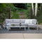 Harrison Outdoor Patio 4-Piece Conversation Set with Cushions