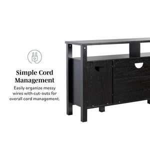 Hattie 58" 2-Door Transitional Buffet Sideboard & TV Stand