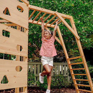 Hawthorn Outdoor Climber Playset | Monkey Bars, Swing & Octagon Climber for Kids