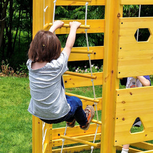 Hawthorn Outdoor Climber Playset | Monkey Bars, Swing & Octagon Climber for Kids