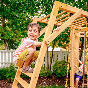 Hawthorn Outdoor Climber Playset | Monkey Bars, Swing & Octagon Climber for Kids