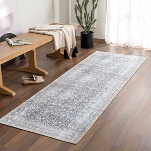 Hedda Vintage Flat Pile Washable Rug