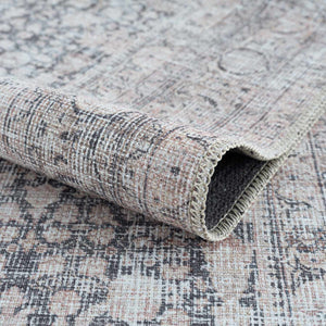 Hedda Vintage Flat Pile Washable Rug