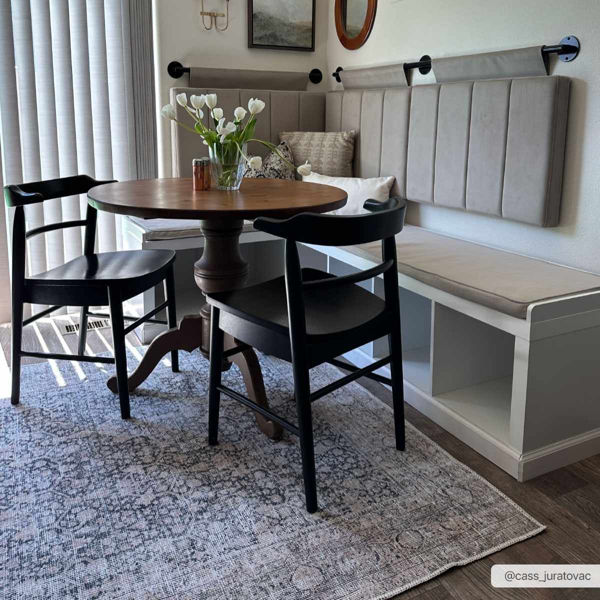 Hedda Vintage Flat Pile Washable Rug