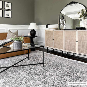 Hedda Vintage Flat Pile Washable Rug