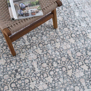 Hedda Vintage Flat Pile Washable Rug