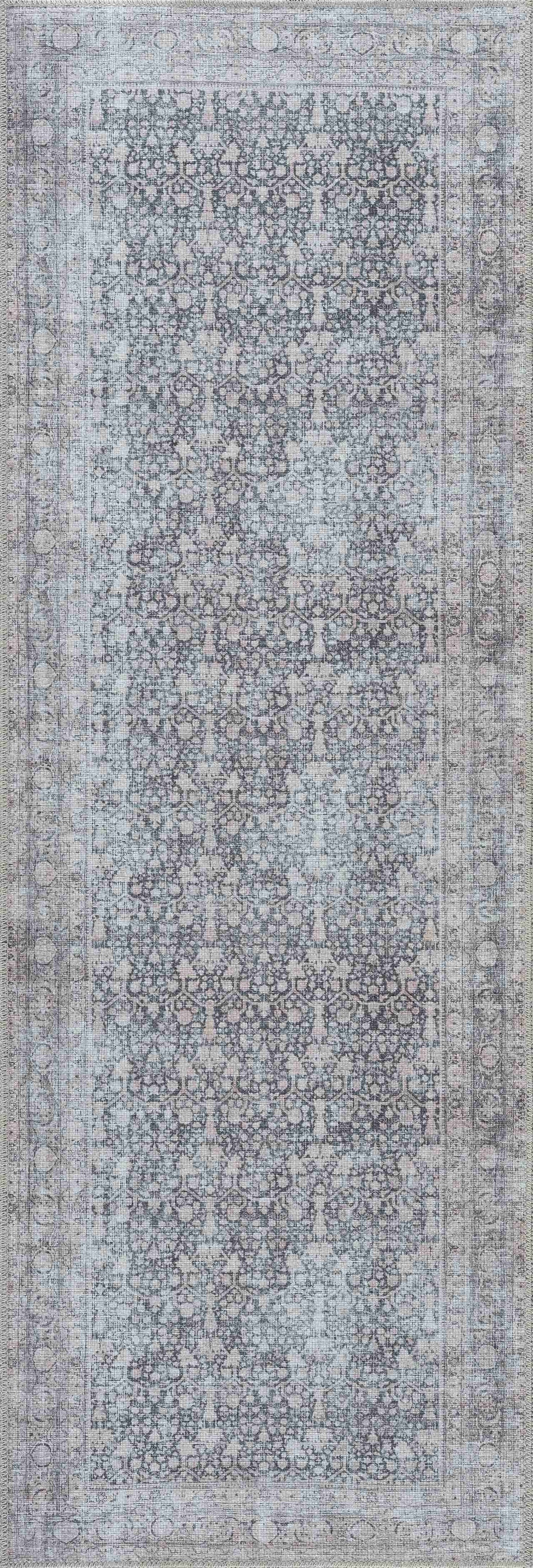 Hedda Vintage Flat Pile Washable Rug