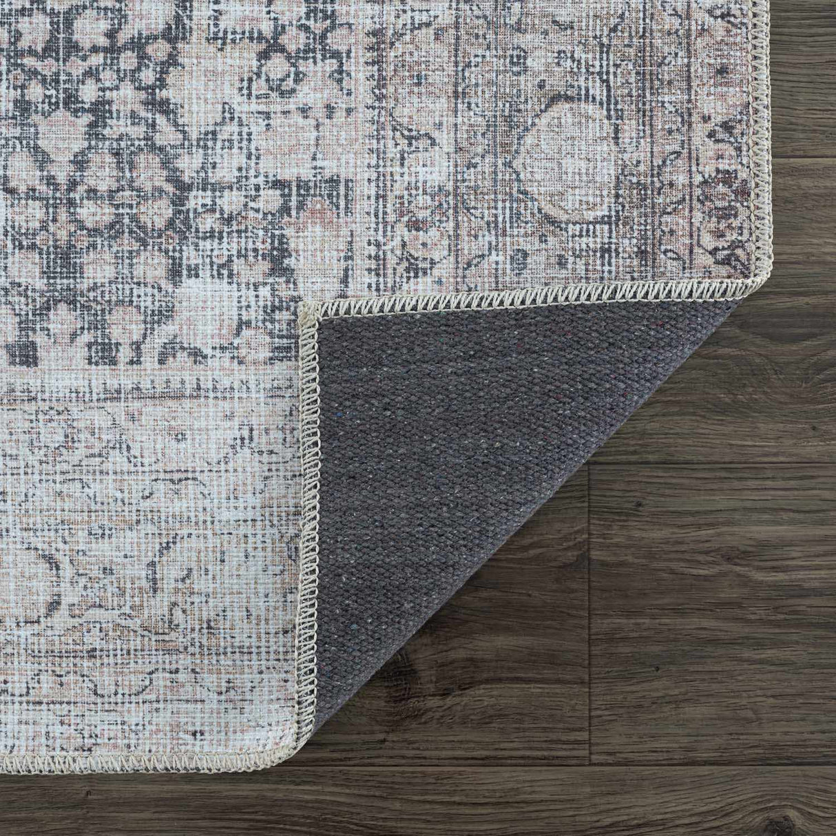 Hedda Vintage Flat Pile Washable Rug