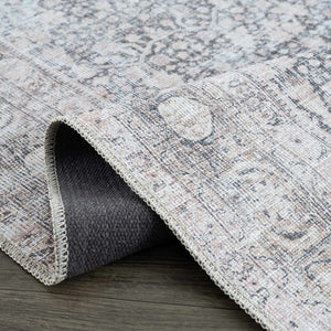Hedda Vintage Flat Pile Washable Rug