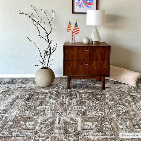 Hera Flat Pile Washable Rug