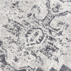 Hera Ivory Flat Pile Washable Rug