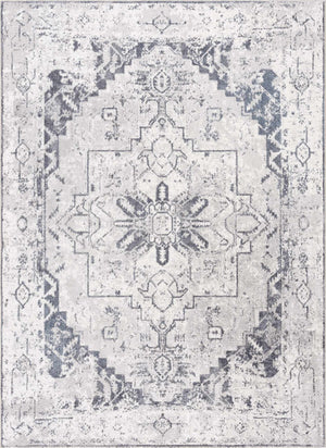 Hera Ivory Flat Pile Washable Rug