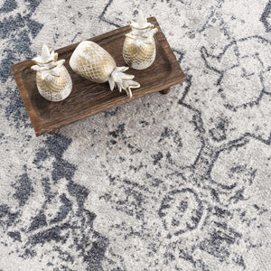 Hera Ivory Flat Pile Washable Rug