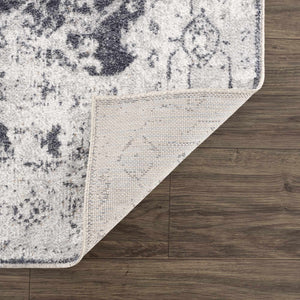 Hera Ivory Flat Pile Washable Rug