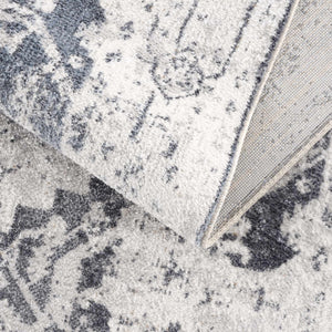 Hera Ivory Flat Pile Washable Rug