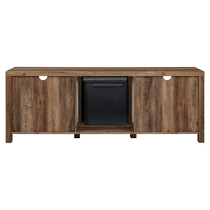 Honesdale Rustic Farmhouse Fireplace TV Stand