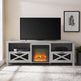 Honesdale Rustic Farmhouse Fireplace TV Stand