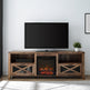 Honesdale Rustic Farmhouse Fireplace TV Stand