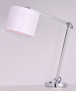 Hotel 19"H 1-Light LED Table Lamp Light Fixture Polished Chrome Finish by Maxim
