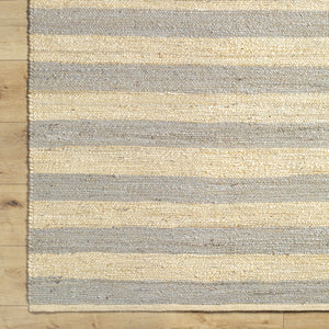 Ilkay Block Stripe Jute Rug