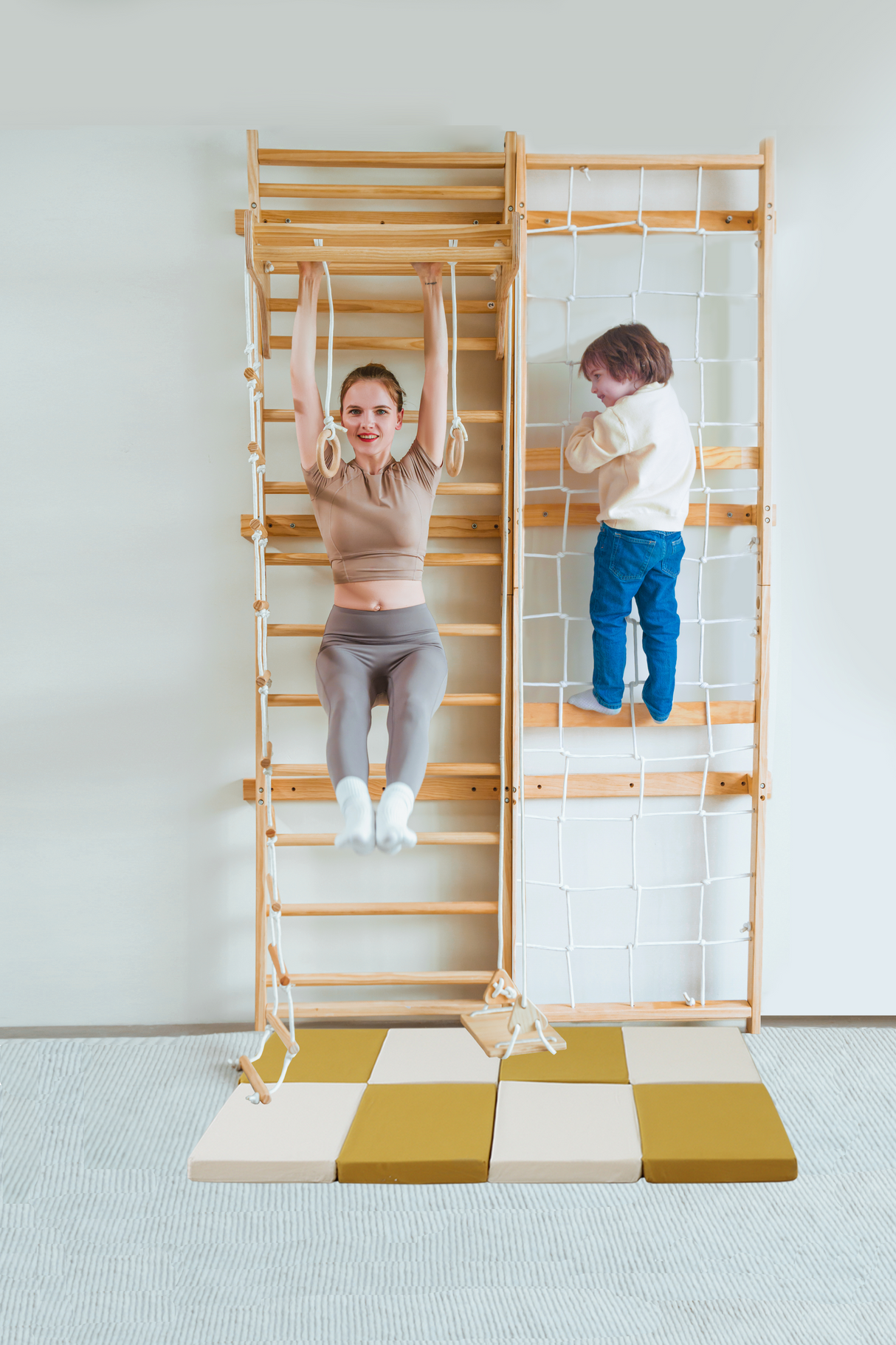 Indoor Playset Mat – Cushioned Floor Mat Compatible with Avenlur Neem Climber