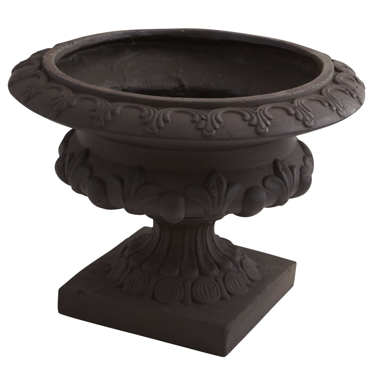 Iron Finished Decorative Urn (Indoor/Outdoor)