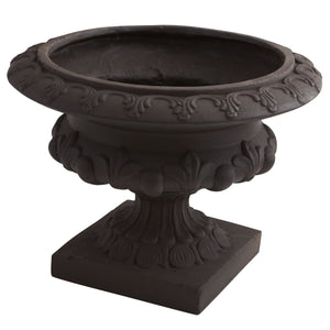 Iron Finished Decorative Urn (Indoor/Outdoor)