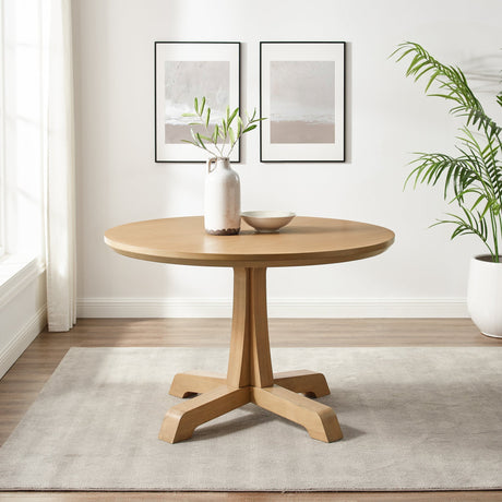 Isolde Pedestal Base Round Dining Table