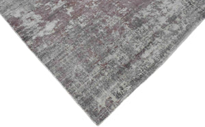 Ivory and Red Handmade Area Rug Made With Fine Viscose | Loop Pile