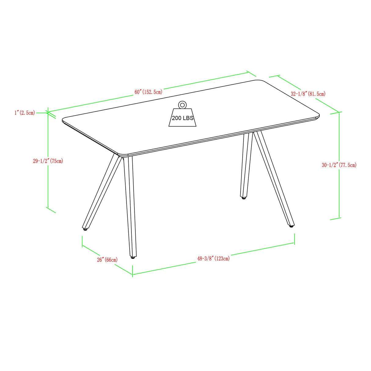 Juno Modern Industrial Veneer and Metal Dining Table