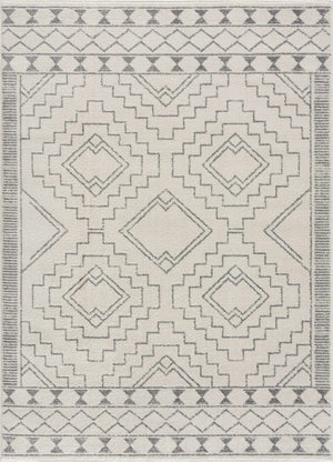 KMRSH-4614 Ivory Tribal Carpet - Clearance