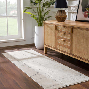 Keats Black & White Area Rug - Clearance