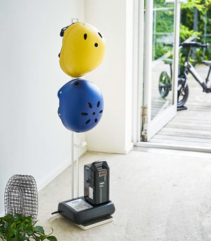 Kids' Helmet + Balance Bike Stands - Steel