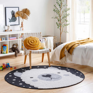 Kids Llama Animal Print Nursery Area Rug