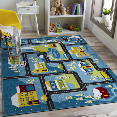 Kids Road Area Rug