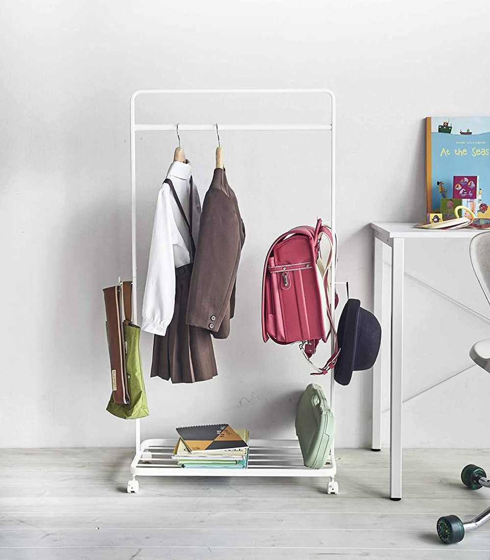 Kids' Rolling Coat Rack (45" H) - Steel