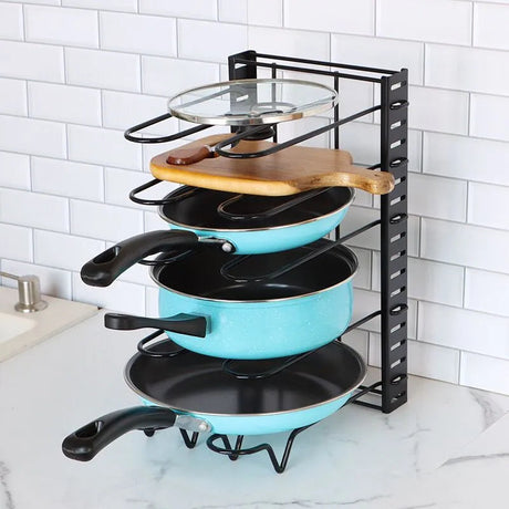 Kitchen Pots & Pans Organizer Rack