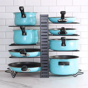 Kitchen Pots & Pans Organizer Rack