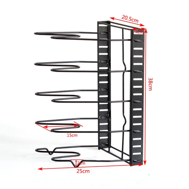 Kitchen Pots & Pans Organizer Rack