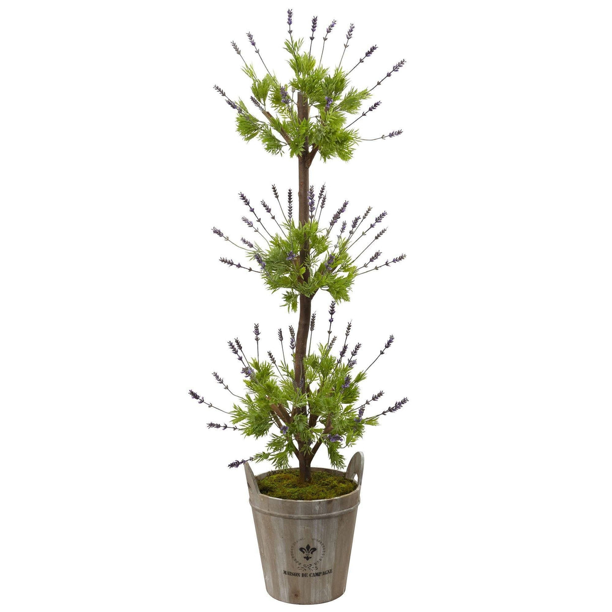 Lavender Topiary with Farmhouse Planter