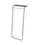 Leaning Coat Rack with Shelf (63" H) - Steel