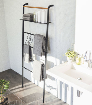 Leaning Storage Ladder - Two Styles - Steel