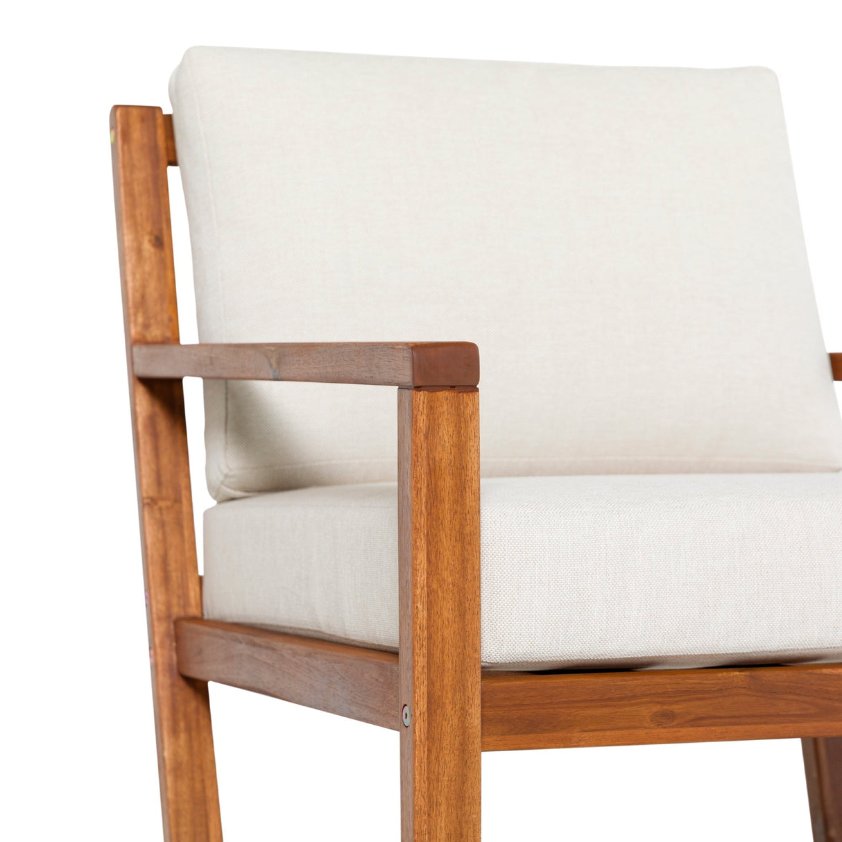 Leopold Modern Wood Outdoor Club Chair