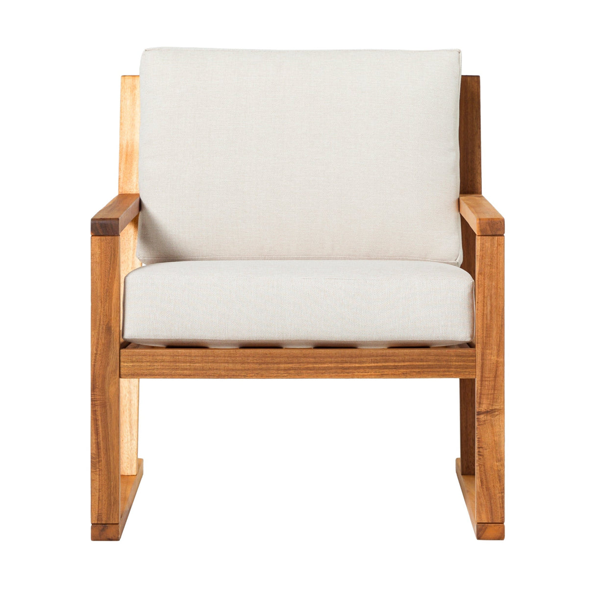 Leopold Modern Wood Outdoor Club Chair