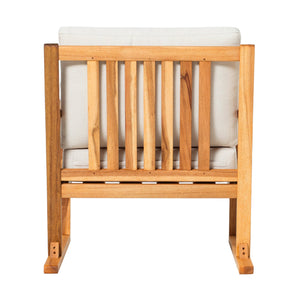 Leopold Modern Wood Outdoor Club Chair