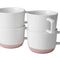 Libbey Austin 17.5-ounce Large Porcelain Coffee Mug, Set of 4