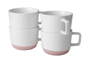 Libbey Austin 17.5-ounce Large Porcelain Coffee Mug, Set of 4